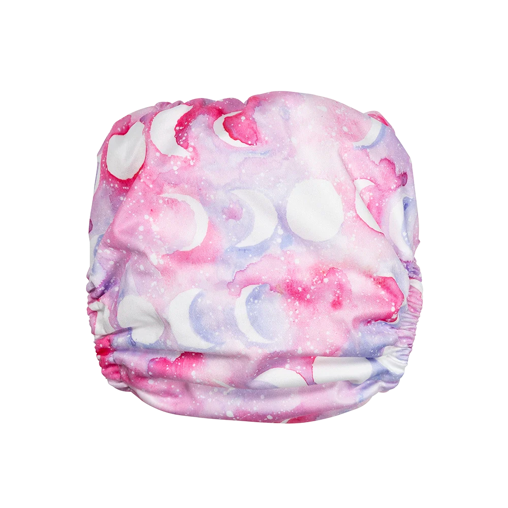 Lilac Moon Reusable Cloth Nappy | Designer Bums