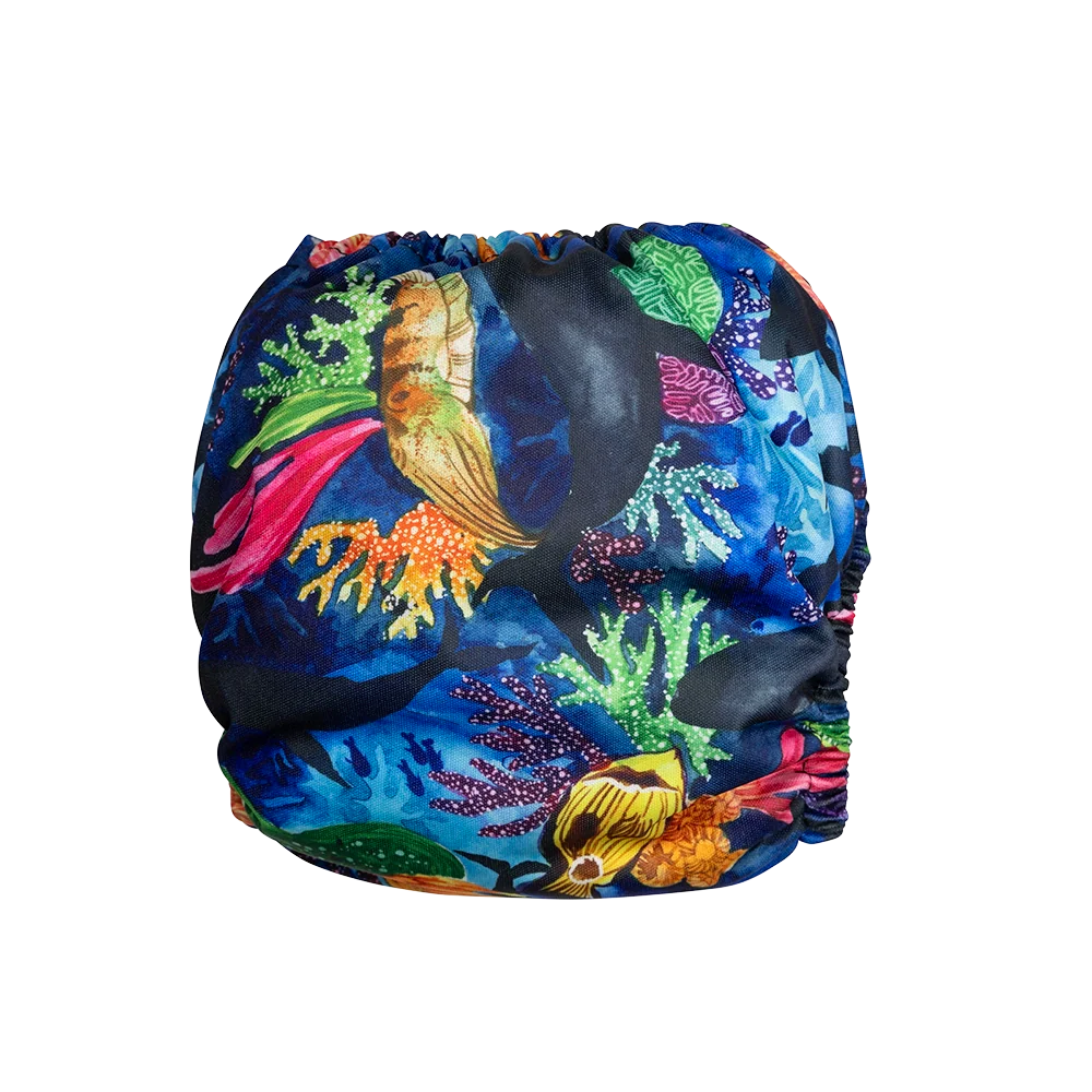 Sea Garden Reusable Cloth Nappy