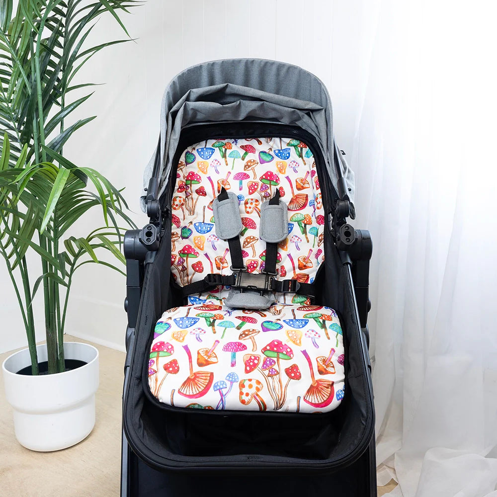 Tiny Toadstools Pram Liner