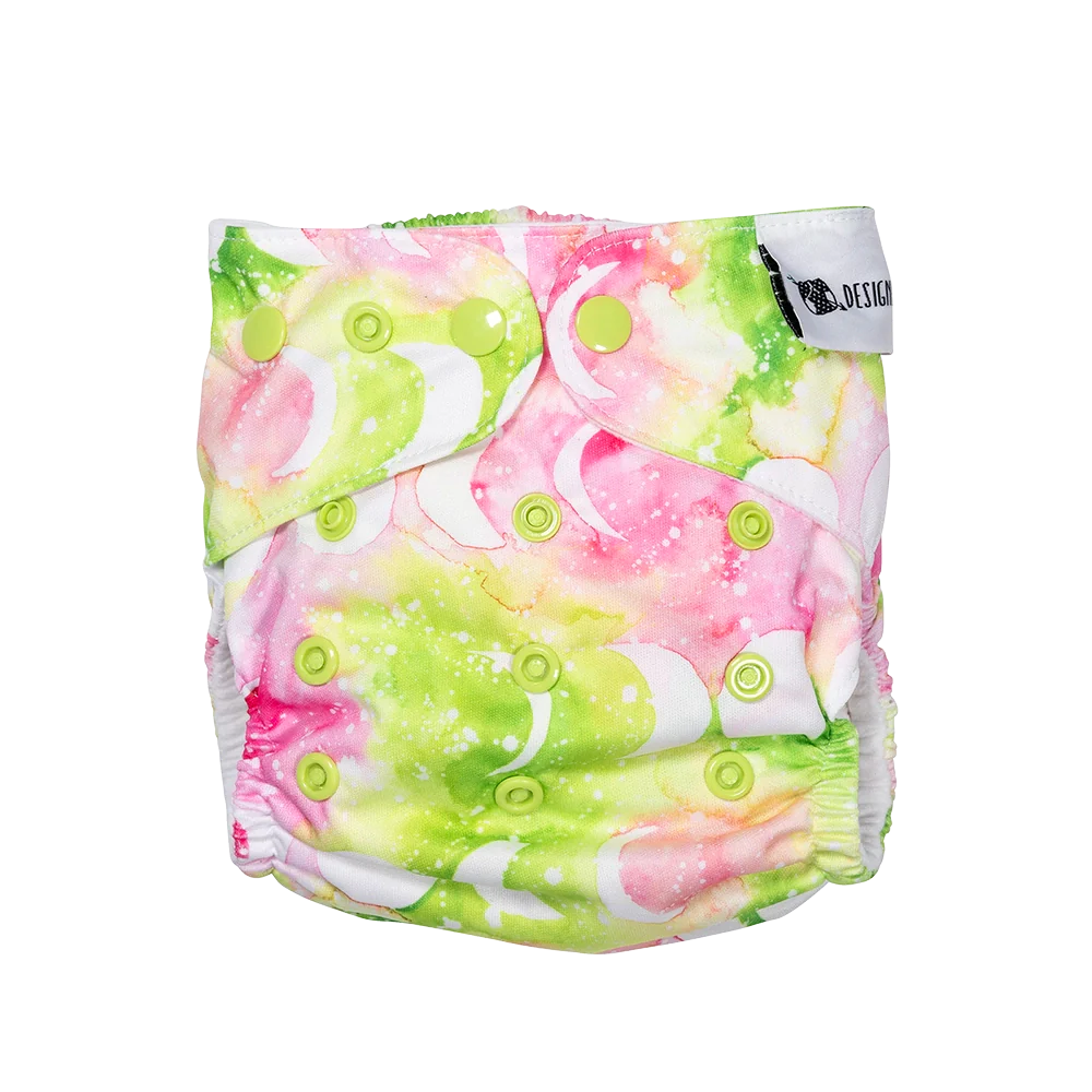 Toffee Apple Moon Reusable Cloth Nappy