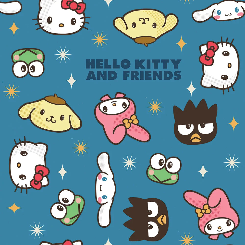 Kawaii Hello Kitty Friends Cot Sheet