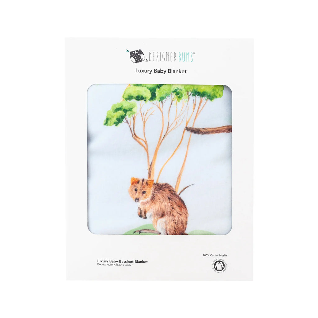 Australian Wildlife Baby Blanket Bold Designer Bums