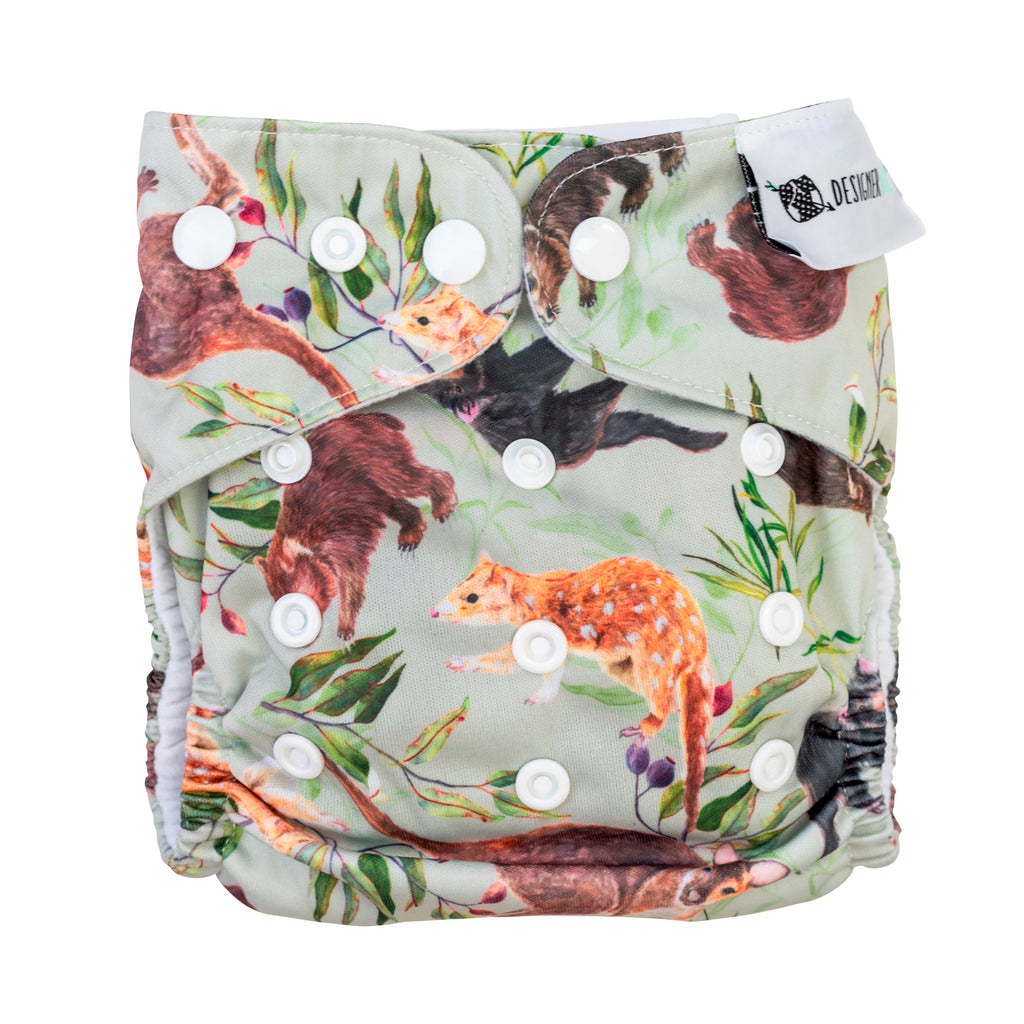 Modern Cloth Nappy 6 Pack - Designer Bums