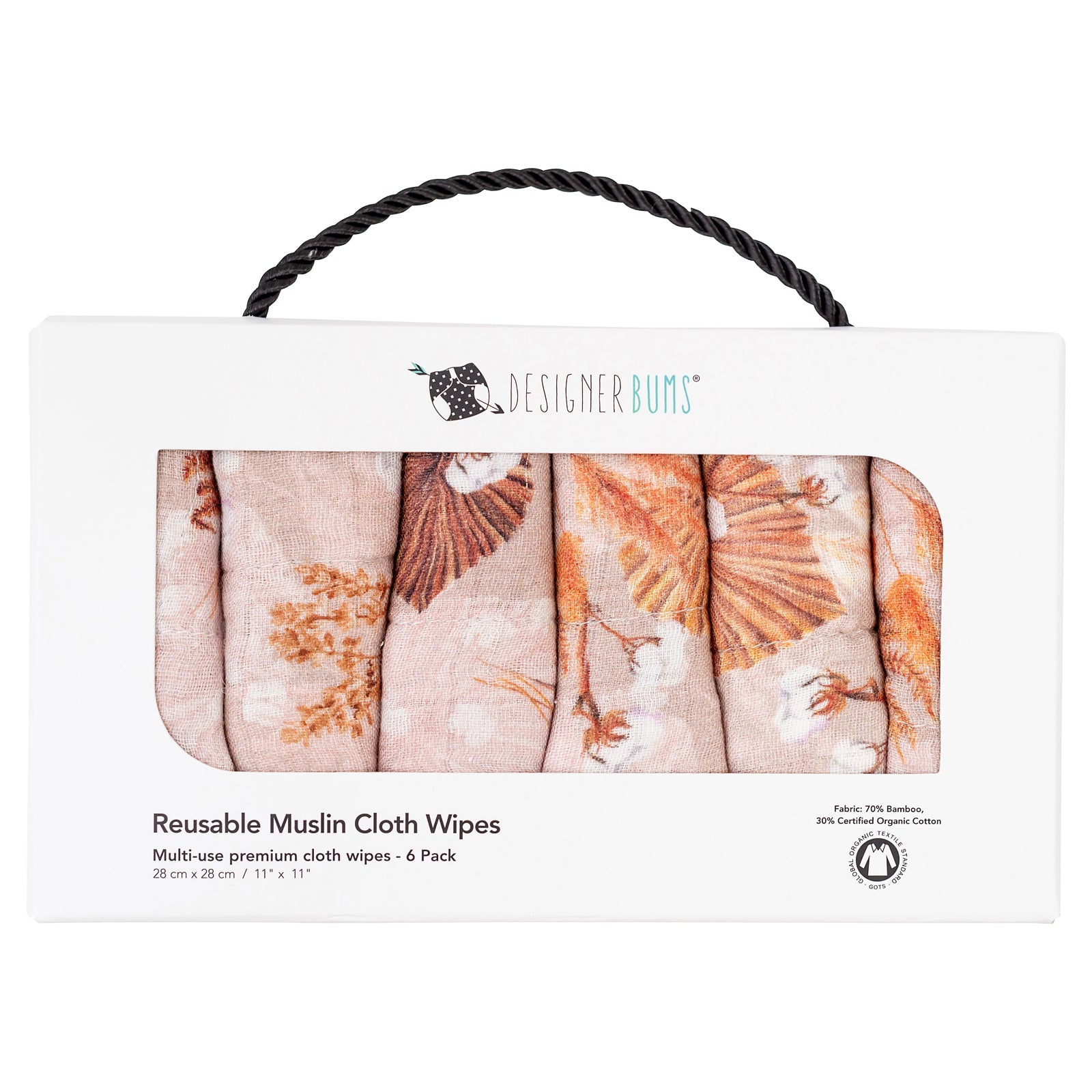 Boho Bouquet Cloth Wipes