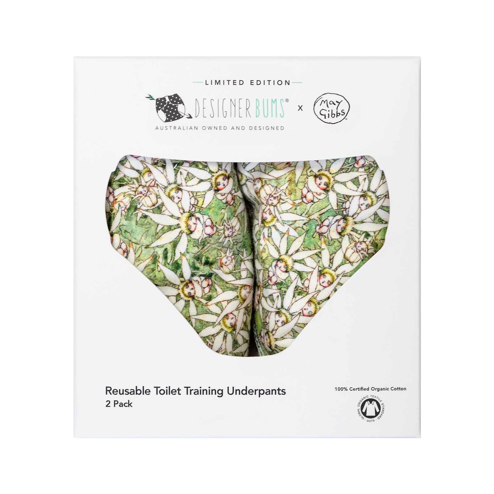 Flannel Flowers Training Underpants