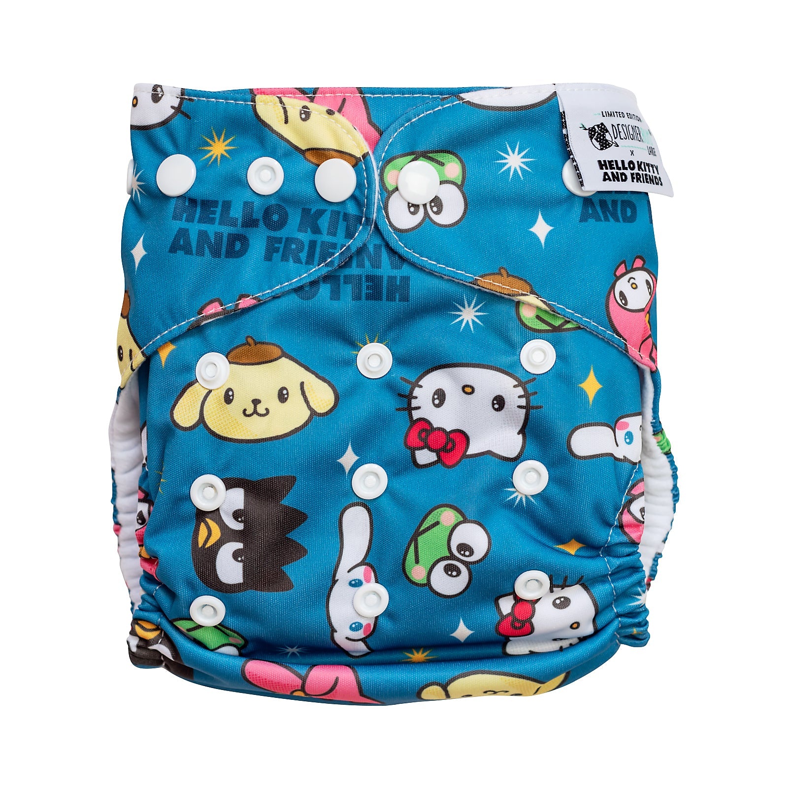 Kawaii Hello Kitty Friends Large Cloth Nappy