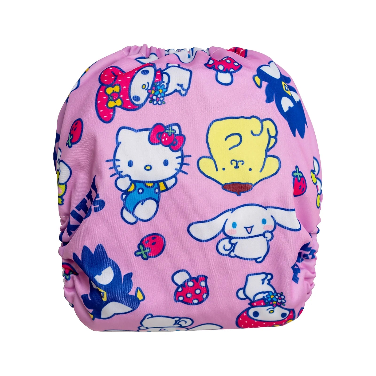 Strawberry Friends Reusable Cloth Nappy