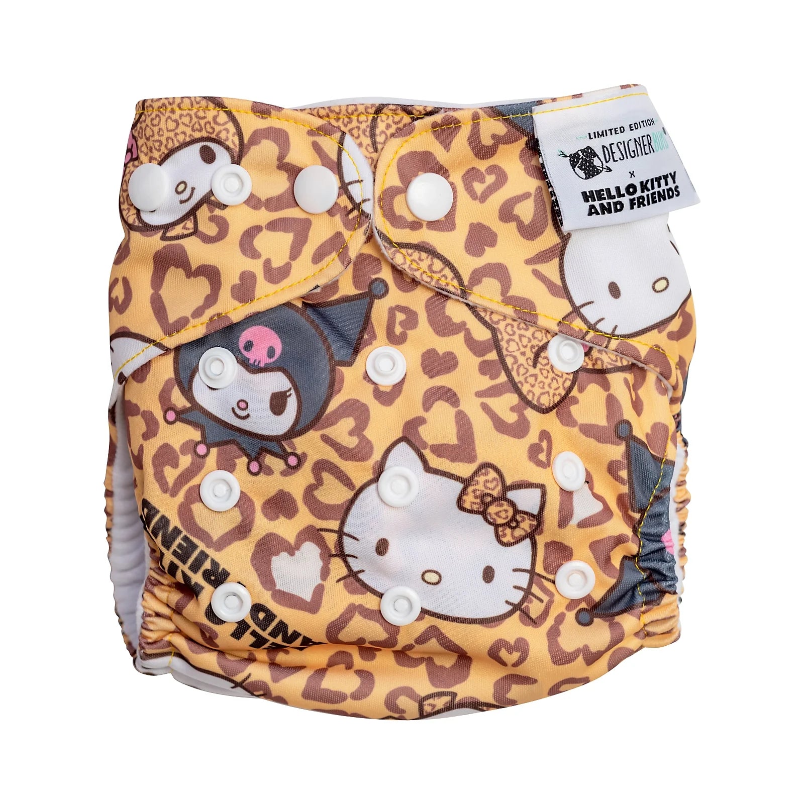 Sweet Leopard Reusable Cloth Nappy