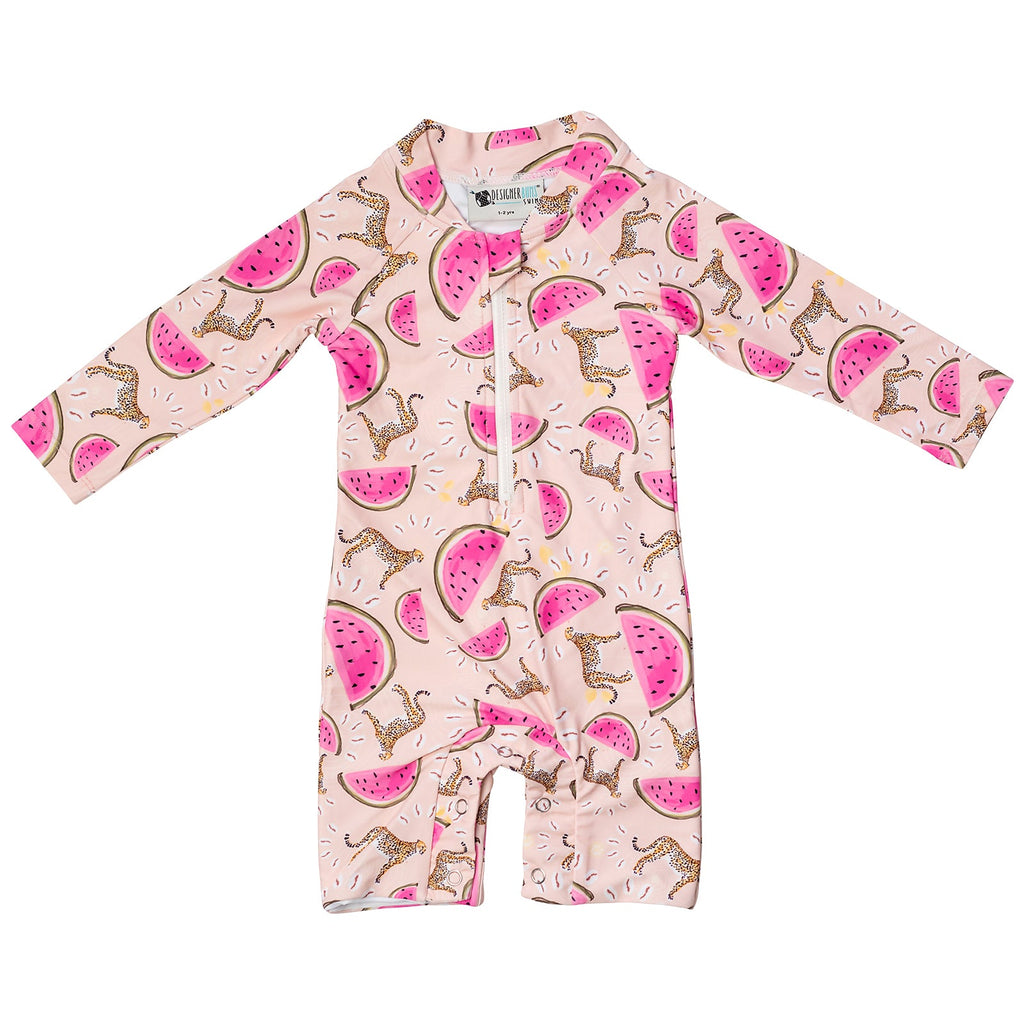 Tropical Jungle Swim Onesie Designer Bums